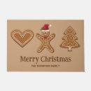 Search for christmas gingerbread doormats Cookie