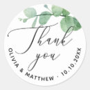 Search for anniversary thank you wedding stickers Botanical garden
