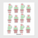 Search for cute cactus stickers Green