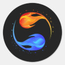 Search for orange flame stickers Black