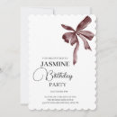Search for preppy party invitations Pink bows
