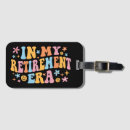 Search for retirement luggage tags Retro