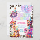 Search for animal birthday invitations Cute safari animals