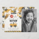 Search for dump truck birthday invitations Kids