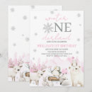 Search for winter onederland invitations Glitter