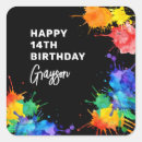 Search for paintball birthday stickers For kids