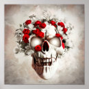 Search for skull and roses posters Floral