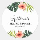 Search for tropical bridal shower stickers Stylish