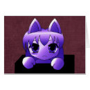 Search for gothic cat postcards Purple
