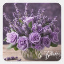 Search for purple roses stickers Birthday