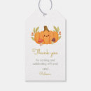 Search for halloween thank you gift tags Pumpkin