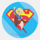Search for super girl stickers Cartoon