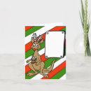 Search for kangaroo christmas cards Red