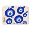 Search for evil eye magnets Mediterranean