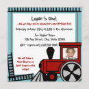 Search for railroad tracks invitations Party