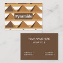 Search for ancient business cards Pyramid