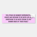 Search for reproductive bumper stickers Feminism