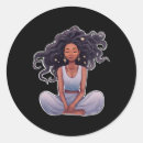 Search for yoga girl stickers Mindfulness