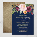 Search for floral housewarming party invitations Burgundy
