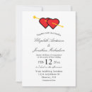 Search for heart wedding invitations Arrow