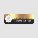 Search for metal with logo name tags Employee