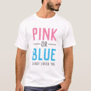 Search for gender reveal party tshirts pink