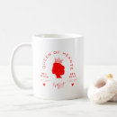 Search for queen of hearts mugs Red