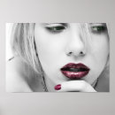 Search for woman with red lips posters Fashion