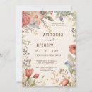 Search for antique english roses wedding invitations Vintage