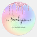 Search for pink glitter thank you stickers Typography