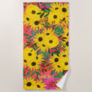 Search for sunflower beach towels Watercolor