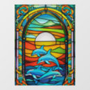 Search for rectangle wall decals Stained glass