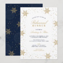 Search for snowflakes rehearsal dinner invitations Gold