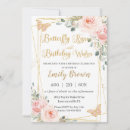 Search for wishes invitations Gold glitter