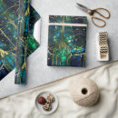 Search for emerald green wrapping paper Watercolor