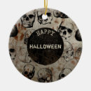 Search for happy halloween christmas tree decorations Skull