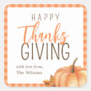 Search for square thanksgiving stickers Simple