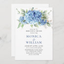Search for blue hydrangea rehearsal dinner invitations Greenery