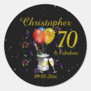 Search for 70th birthday stickers Stylish