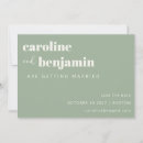 Search for sage green save the dates Contemporary