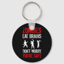 Search for zombie humour key rings Halloween