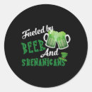 Search for funny shenanigans stickers St paddy