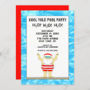 Search for pool christmas invitations Funny