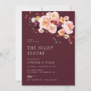 Search for bohemian rehearsal dinner invitations The night before