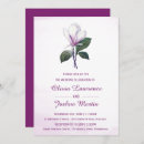 Search for magnolia invitations Purple