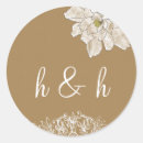 Search for brown kraft wedding stickers Simple
