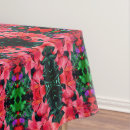 Search for orange floral tablecloths Pattern