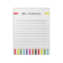 Search for decorative notepads Teacher