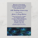 Search for peacock anniversary invitations Party