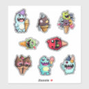 Search for ice cream stickers Whimsical